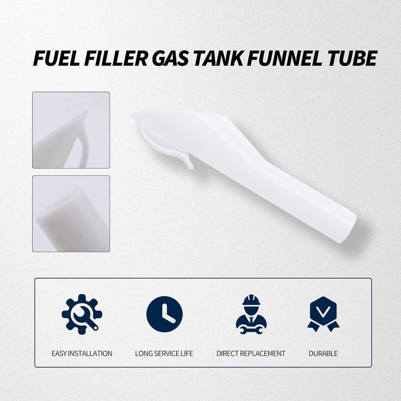 OXCANO 8U5Z-17B068-B 2PCS Fuel Filler Gas Tank Funnel Tube Compatible with Ford F150 2009-2016, Edge Sport 2012-2016, Taurus 2010-2017, Explorer 2010-2014, Lincoln MKC 2015-2018, MKX 2016-2018, MKZ - Image 3